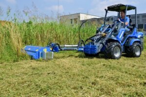 mini loader 8 series with flail mower with side shift 2