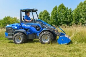 10 Series Mini Loader with flail mower