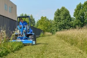 10 Series Mini Loader with flail mower